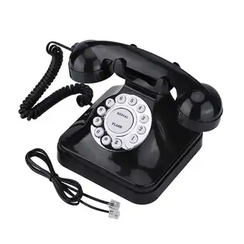WX-3011 Retro Vintage Telefono Europos Stilius Senas Senamadiškas Telefonai Darbalaukio Fiksuoto Laidinio Telefono Namų, Biuro, Viešbučio telefono fijo