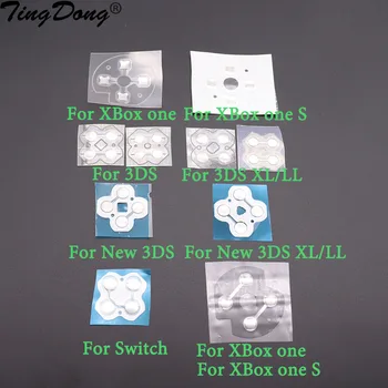 Xbox Vieną Jungiklį Valdytojas DPads D-Pad, Metalo Kupolo Snap PCB Lenta mygtukai Laidi Plėvelė 3DS XL LL /Naujos 3DS XL