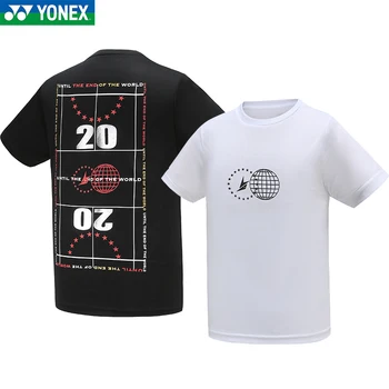 Yonex teniso sporto Džersis sporto drabužiai, sportiniai drabužiai, badmintono 2022 trumpomis RANKOVĖMIS vyrams 10061LD