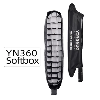 Yongnuo LED Fill Light Soft Box Stačiakampio Korio Tinklo Softbox už YN360 YN360S YN360III YN360III Pro
