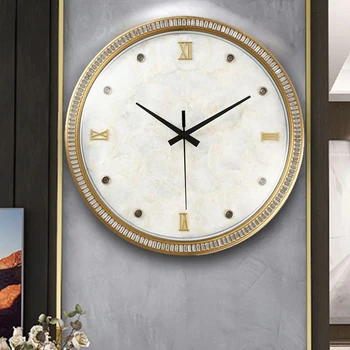 Šiuolaikinės Paprastos Baltos Sienos Dekoratyvinių Laikrodis Prabangos Meno Silent Sieninis Laikrodis Europos Kambarį Dekoratyvinės Sienų Laikrodis Namų Dekoro