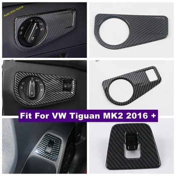 Žibintai, Lempos Jungiklis / Galinės bagažo skyriaus Durų Mygtuką Pannel Padengti Trim Tinka VW Volkswagen Tiguan MK2 2016 - 2022 Auto Priedai