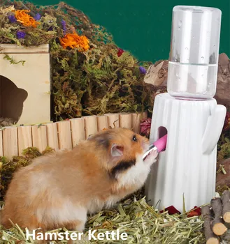 Žiurkėno Vandens Butelis Keramikos Žiurkėno Vandens Butelio Laikiklį Anti-virtimo Golden Bear Chipmunk Smulkių Gyvūnų Virdulys Žiurkėno Prekes